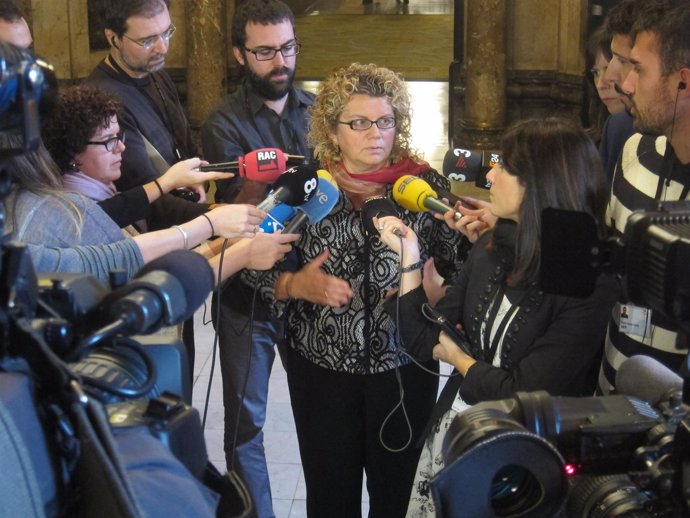 La exconsellera Marina Geli este jueves en el Parlament