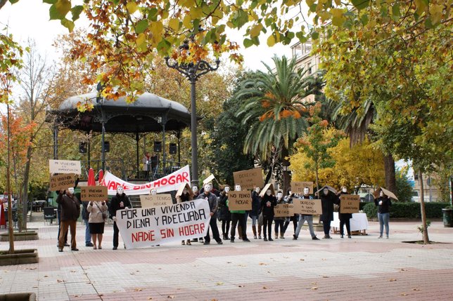 Campaña de pesonas sin hogar en Cáceres