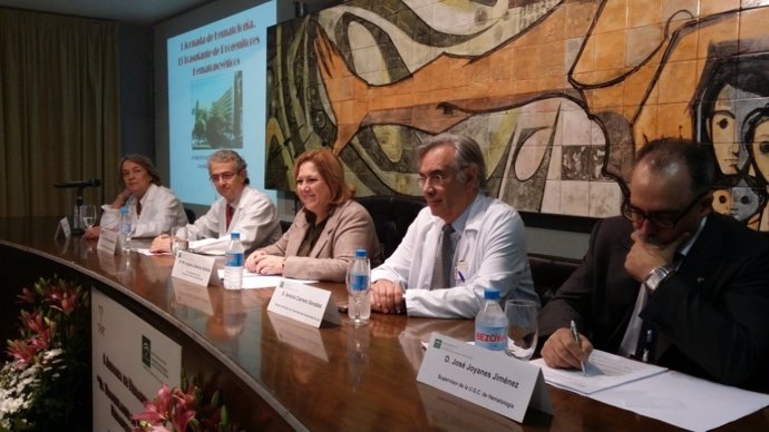 Inauguración de la I Jornada de Hematología organizada en el Hospital de Jaén