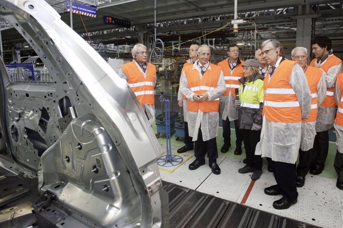 Visita de empresarios a Citroën