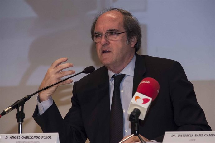 Gabilondo durante su intervención en el congreso Universidad y Discapacidad