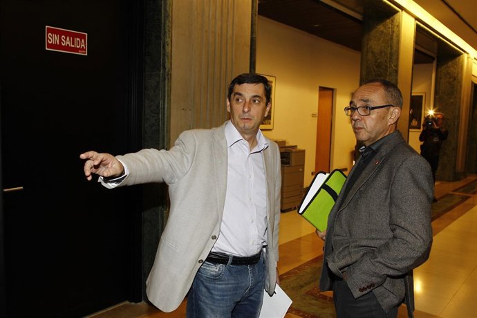 José Luis Centella y Joan Coscubiela