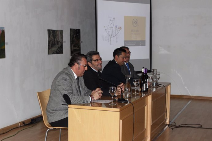 Presentación del proyecto vitinícola 'Vinos de Alcalá' en el Museo alcalareño.
