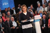 Cospedal asegura que Rajoy mantendrá su compromiso con Catalunya pese a "provocaciones"