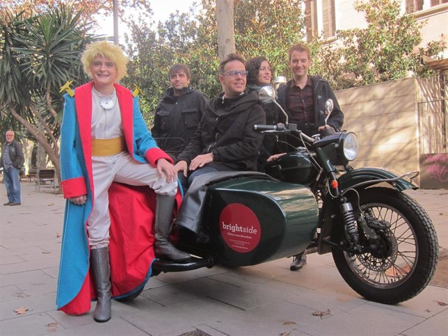 El equpio de 'El Principito' en su presentación en Barcelona