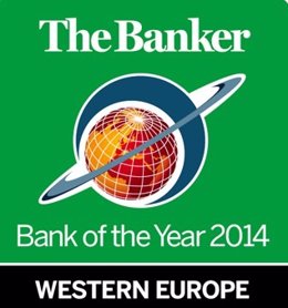 Santander recibe el premio al Banco del Año en Europa Occidental