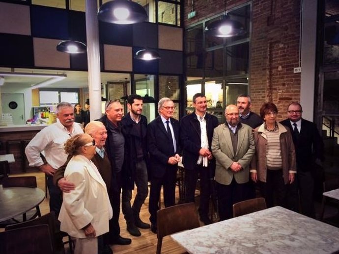 El alcalde de Barcelona Xavier Trias visita La Lira, en Sant Andreu