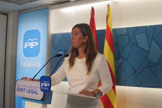 La líder del PP catalán, Alicia Sánchez-Camacho