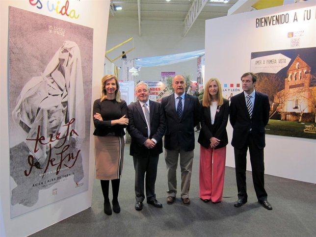 García en la presentación en Intur del nuevo cartel de las Edades del Hombre