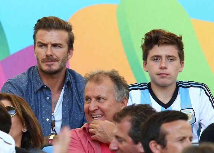 El gran susto de David Beckham y su hijo Brooklyn, un accidente de coche 