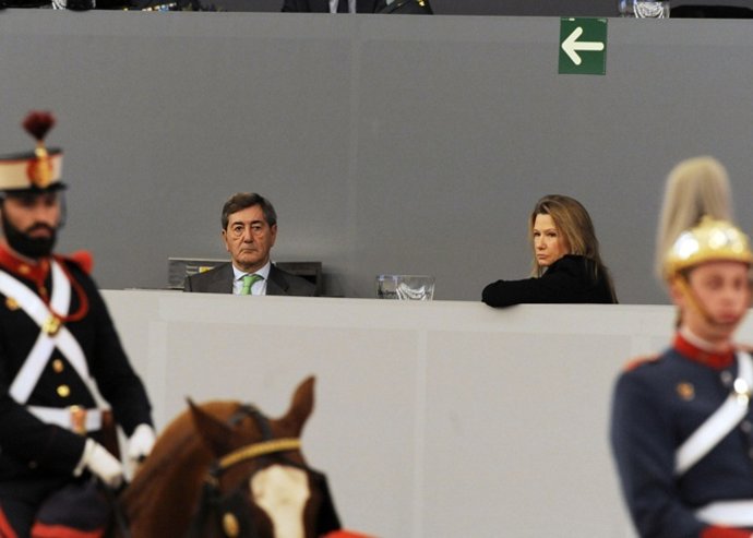 Alfonso Cortina y Miriam Lapique no se quisieron perder la Madrid Horse Week 