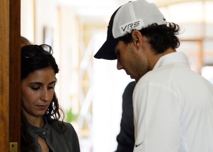 Rafa nadal con su novia 