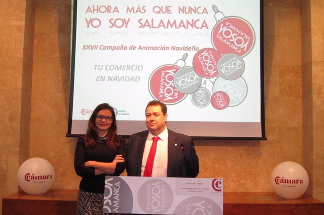 Benjamín Crespo y María Sortino, en la presentación de la Campaña 