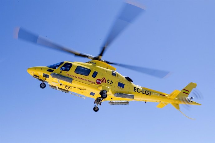 Helicóptero medicalizado del Servicio de Urgencias Canario (SUC)