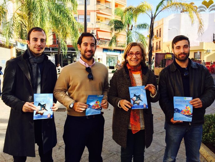 PP y Nuevas Generacionescde Alcalá de Guadaíra  comienzan la campaña de Navidad.