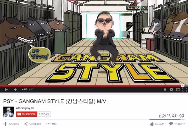 Gangnam Style de PSY rompe YouTube