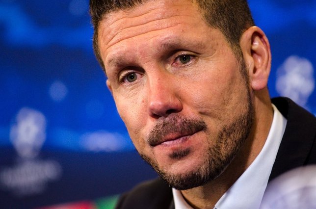 Diego Pablo Simeone en rueda de prensa
