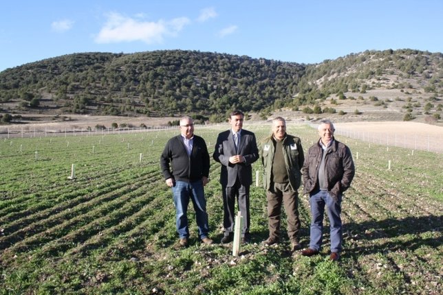 Pardo visita la planta trufera