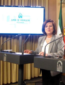 María José Sánchez Rubio, este martes