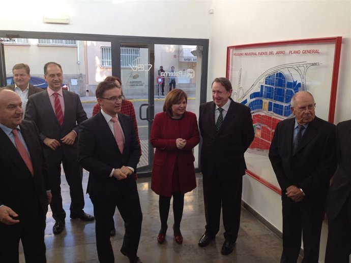 Serafín Castellano e Isabel Bonig en el aniversario de Fuente del Jarro 