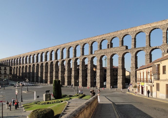 El acueducto de Segovia en la actualidad