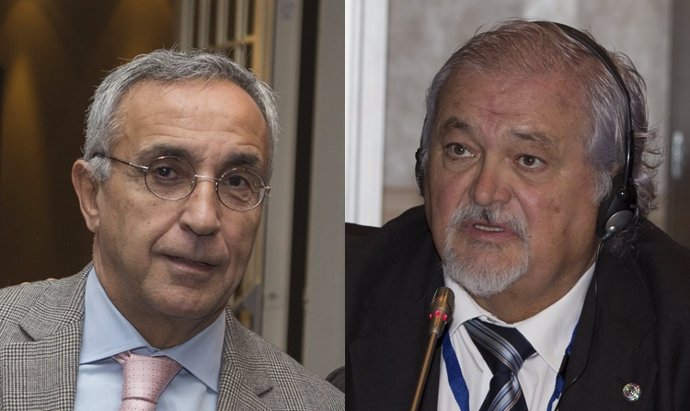Alejandro Blanco y Rodrigo de Mesa, presidentes del COE y Tiro