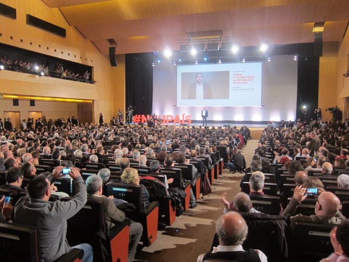 Conferencia de Oriol Junqueras (ERC) sobre su propuestas tras el 9N