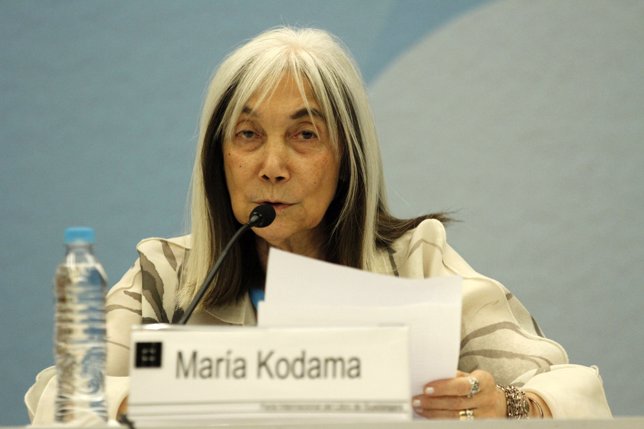 María Kodama intervino en la FIL de Guadalajara