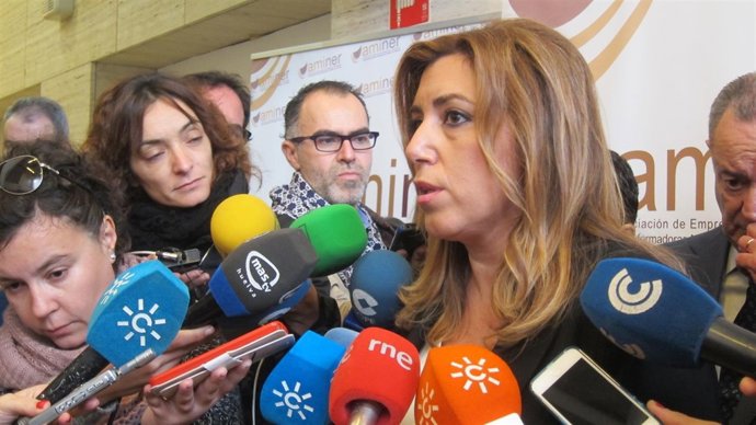 La presidenta de la Junta de Andalucía, Susana Díaz.