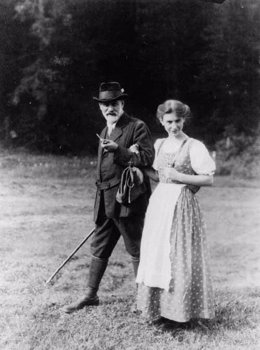 Sigmund y Anna Freud