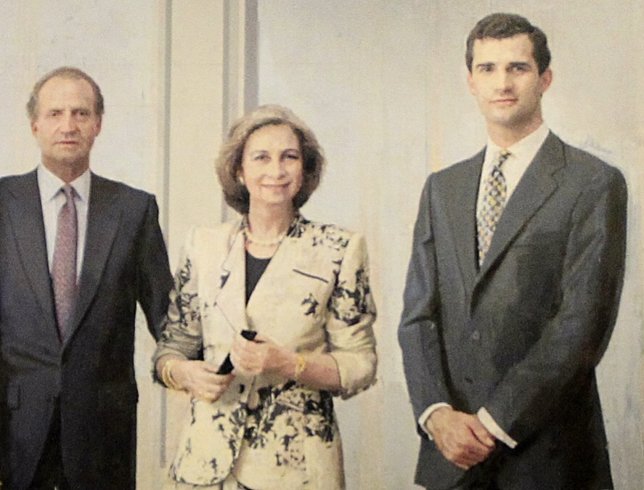 Cuadro de la Familia Real de Antonio López