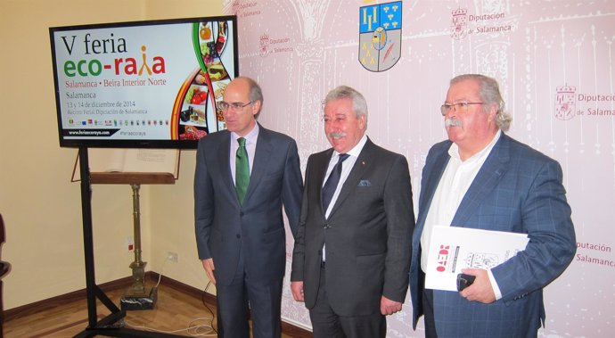 El presidente de la Diputación de Salamanca en la presentación de 'AgroRaya'
