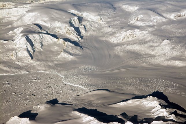 Glaciares en la Antártida