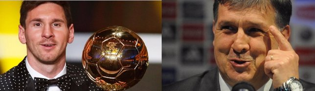 Tata Martino votó a Messi para el Balón de Oro