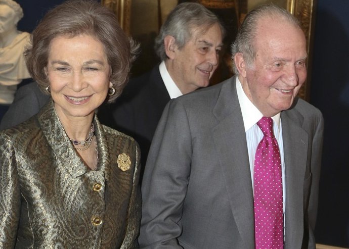 Rey don juan carlos sobre su cuadro 
