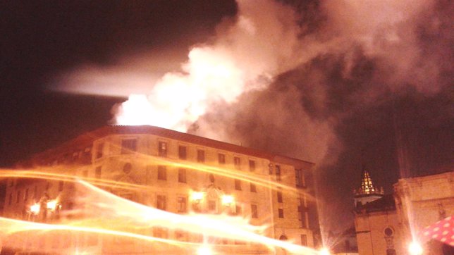 Incendio en Oviedo