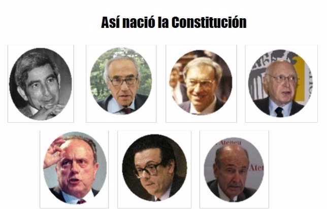 Los 7 padres de la Constitución Española de 1978
