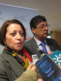 Diego Valderas, hoy junto a Dolores Muñoz