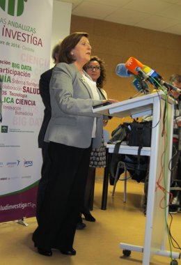 Sánchez Rubio durante la rueda de prensa