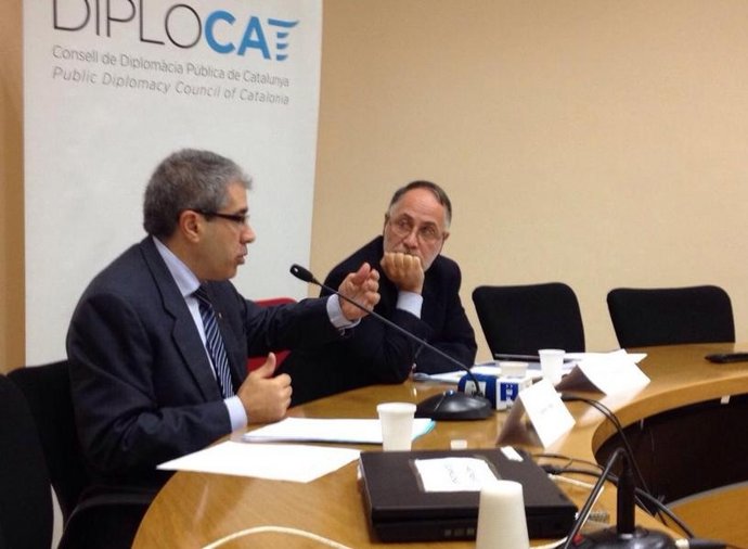 Conseller de Presidencia, Francesc Homs, en jornadas de Diplocat