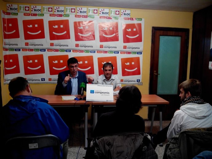 Enric Morera, a la izquierda, junto a Natxo Bellido en Alicante
