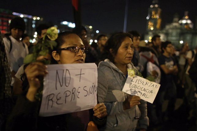 Protestas en México por los desaparecidos de Iguala