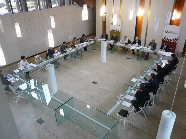 Reunión del Patronato celebrada hoy en la Fundación Atapuerca