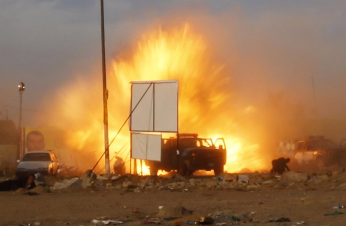 Explosión de un coche bomba en Bagdad.