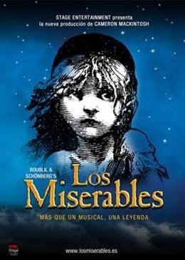 Cartel del musical 'Los Miserables'