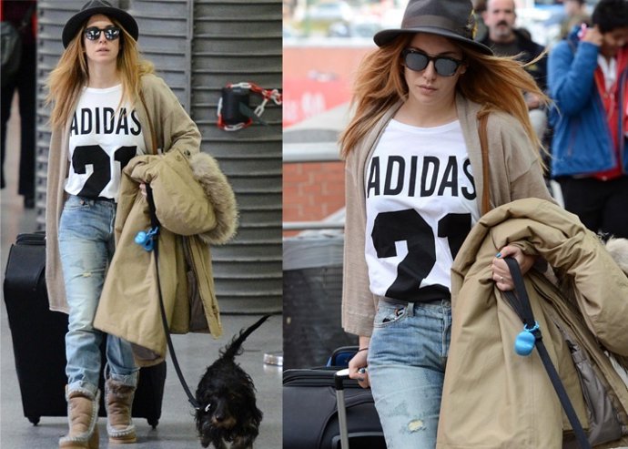 Blanca suarez con pistacho de viaje 