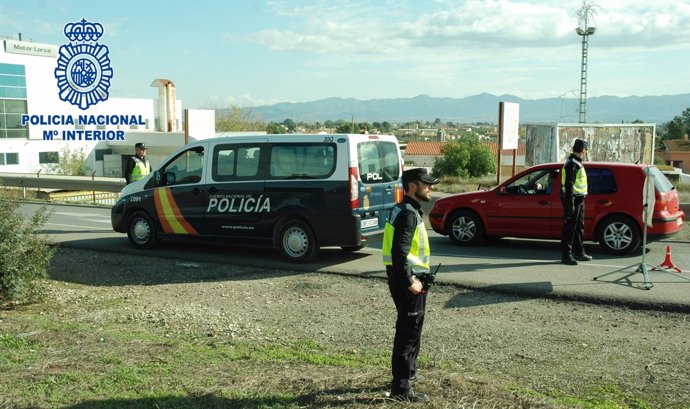 Operativo contra el tráfico de drogas en Lorca