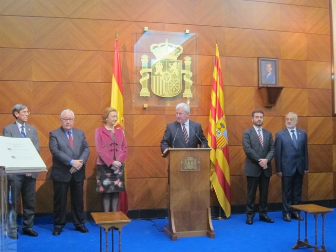 Celebración del Día de la Constitución en la Delegación del Gobierno en Aragón.