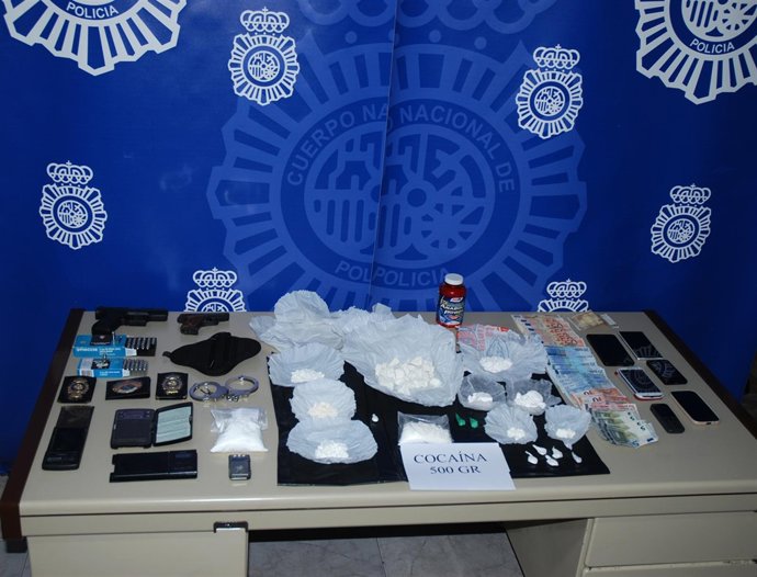 Droga intervenida en Jaén por la Policía Nacional