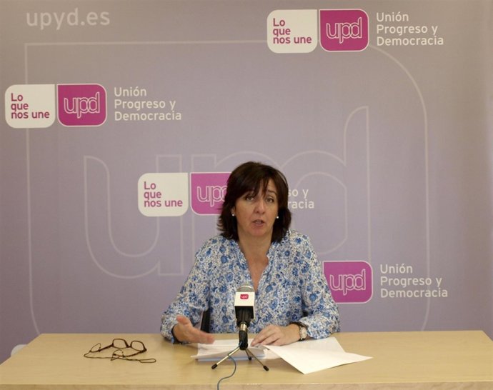 La responsable regional de UPyD, Fuensanta Máximo